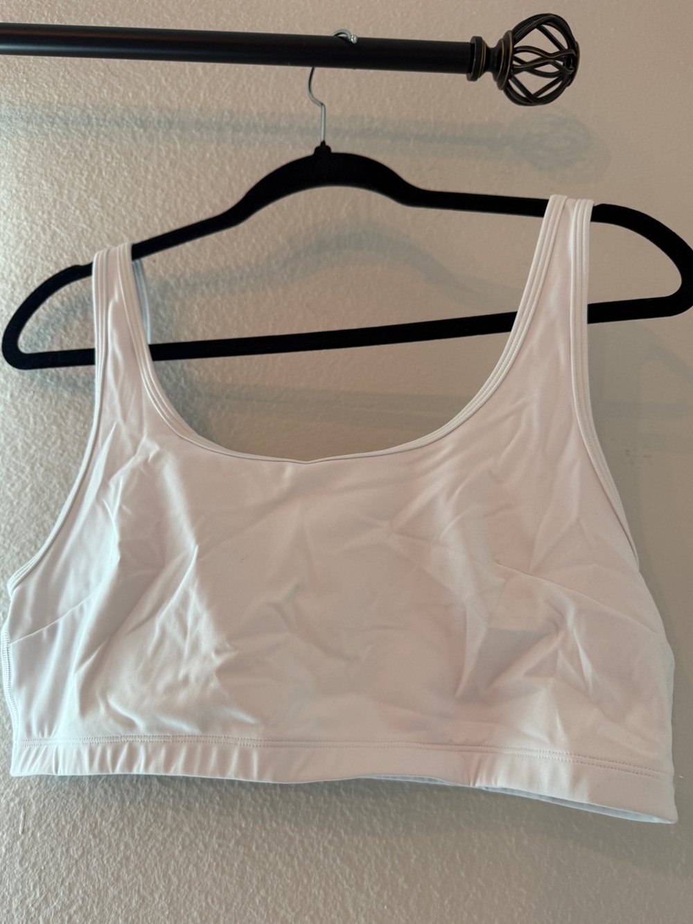 Aritzia Golden PowerSculpt Mini Bra Top White - C/D Cup - Size XL